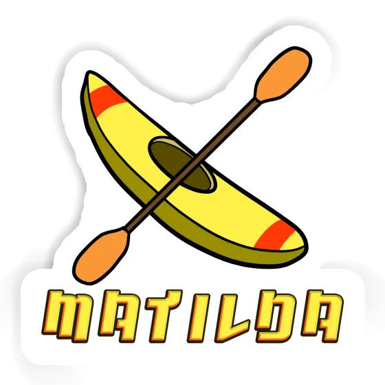 Sticker Canoe Matilda Notebook Image