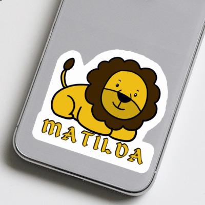 Lion Sticker Matilda Notebook Lion Sticker Matilda Gift package Image