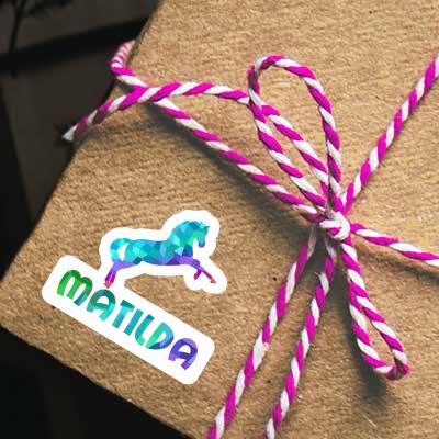 Matilda Sticker Horse Laptop Image