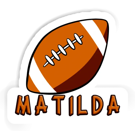 Matilda Sticker Rugby Laptop Matilda Sticker Rugby Laptop Image