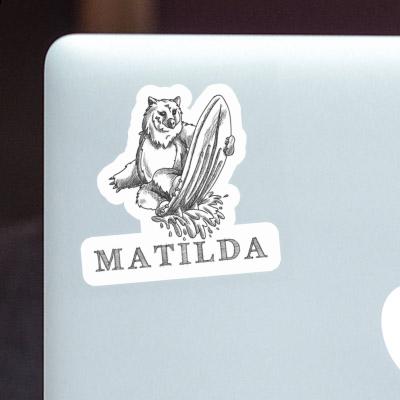 Autocollant Surfeur Matilda Notebook Image