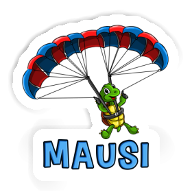 Mausi Sticker Paraglider Image