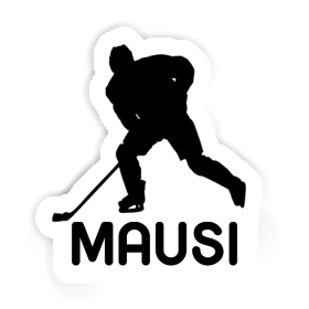 Mausi Autocollant Joueur de hockey Image
