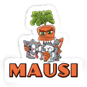 Sticker Mausi Monster Carrot Image
