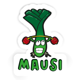 Sticker Mausi Weight Lifter Image