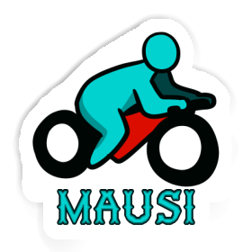 Sticker Mausi Motorbike Driver Image