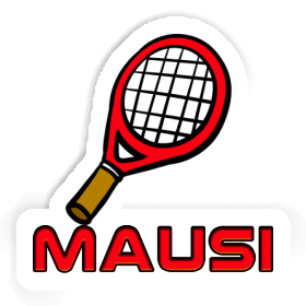 Raquette de tennis Autocollant Mausi Image