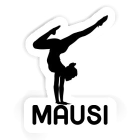 Sticker Yoga Woman Mausi Image