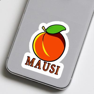 Mausi Sticker Aprikose Notebook Image