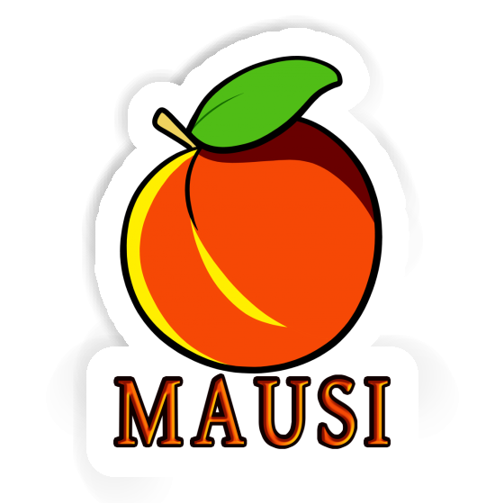 Autocollant Mausi Abricot Image