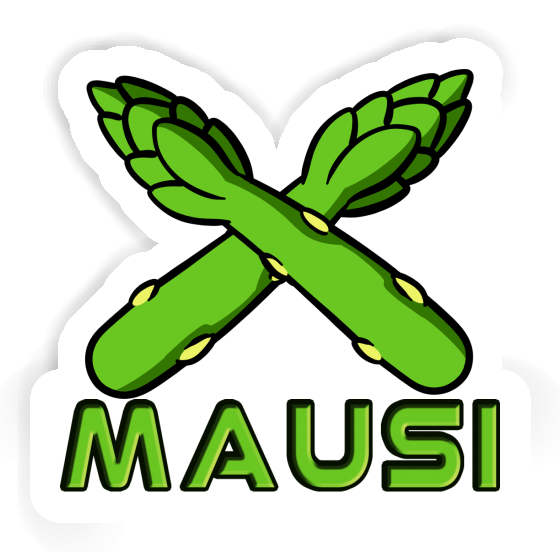 Asparagus Sticker Mausi Notebook Asparagus Sticker Mausi Gift package Image