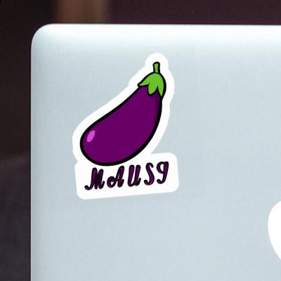 Mausi Aufkleber Aubergine Laptop Mausi Aufkleber Aubergine Laptop Image