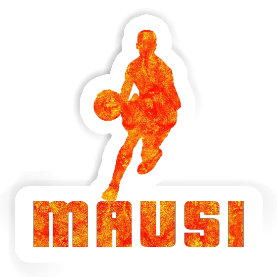 Mausi Autocollant Joueur de basket-ball Gift package Image