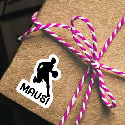Mausi Sticker Basketball Player Notebook Image