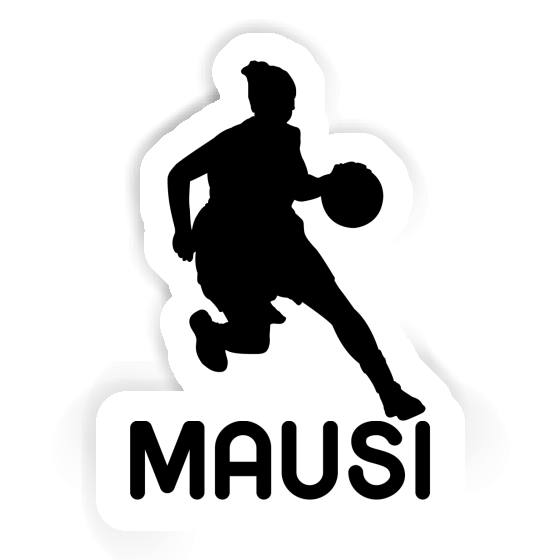 Sticker Mausi Basketballspielerin Notebook Sticker Mausi Basketballspielerin Gift package Image