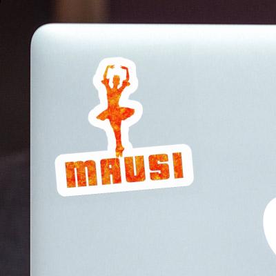 Mausi Aufkleber Ballerina Laptop Image