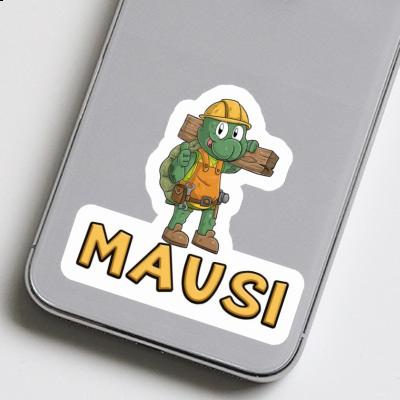 Construction worker Sticker Mausi Notebook Construction worker Sticker Mausi Notebook Image