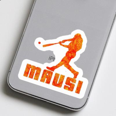 Mausi Autocollant Joueur de baseball Notebook Mausi Autocollant Joueur de baseball Notebook Image