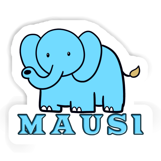 Éléphant Autocollant Mausi Notebook Éléphant Autocollant Mausi Notebook Image