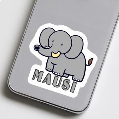 Elephant Sticker Mausi Notebook Image