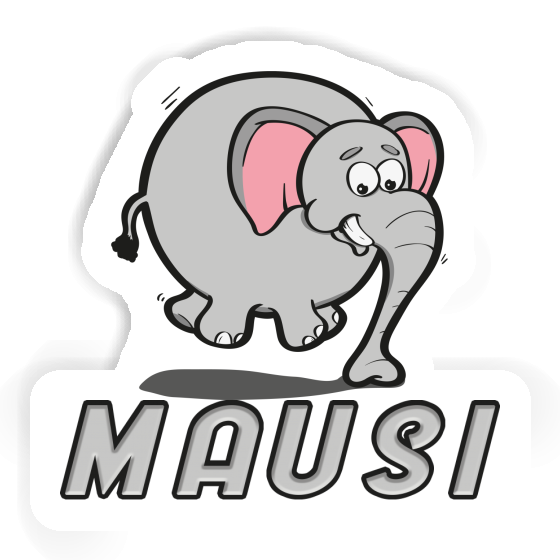 Autocollant Éléphant Mausi Notebook Autocollant Éléphant Mausi Notebook Image