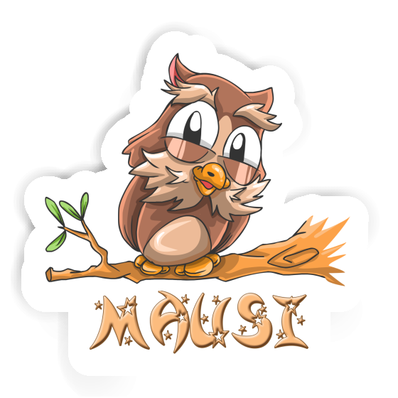 Mausi Autocollant Hibou Notebook Mausi Autocollant Hibou Gift package Image