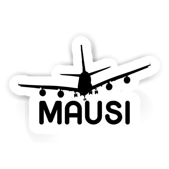 Autocollant Avion Mausi Notebook Autocollant Avion Mausi Notebook Image