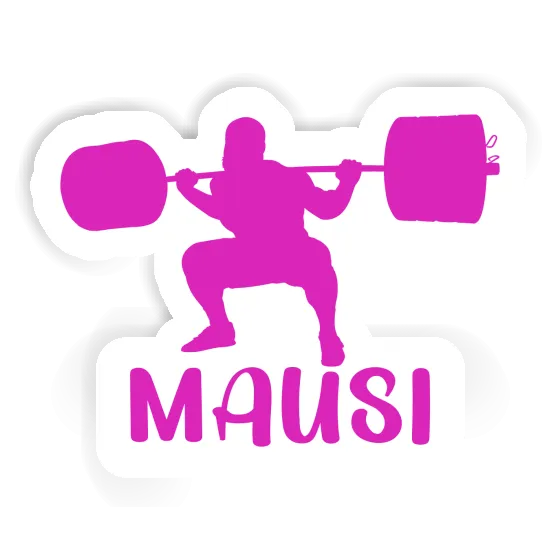 Autocollant Haltérophile Mausi Gift package Image