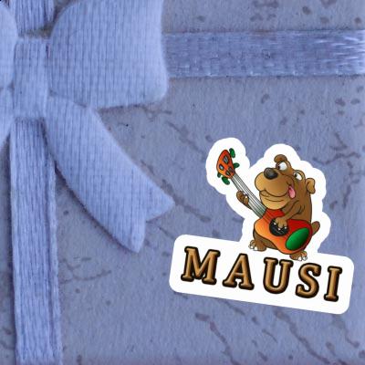 Mausi Sticker Gitarrenhund Notebook Image