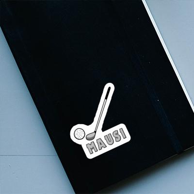 Autocollant Club de golf Mausi Notebook Image