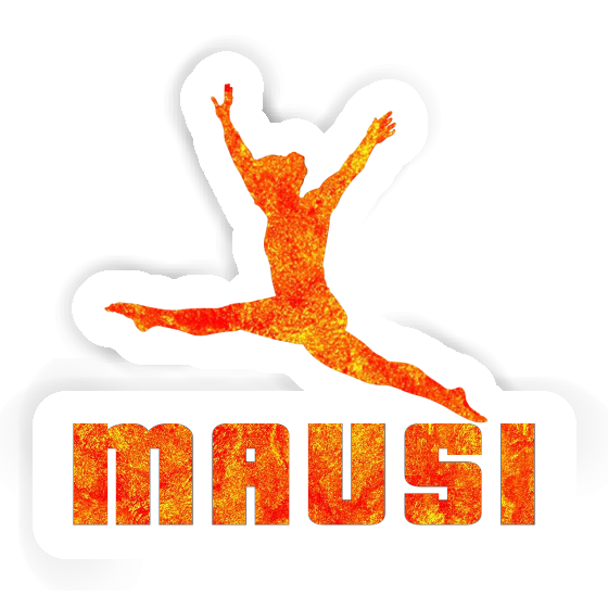Mausi Autocollant Gymnaste Image