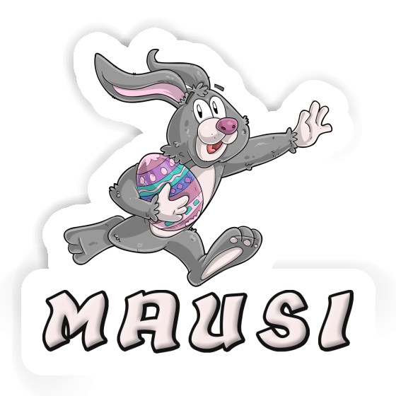 Autocollant Lapin de rugby Mausi Laptop Image
