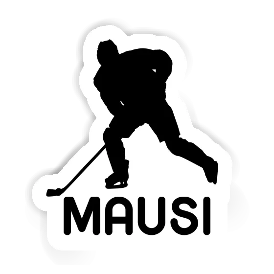 Sticker Mausi Eishockeyspieler Notebook Sticker Mausi Eishockeyspieler Gift package Image