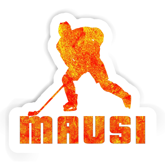 Eishockeyspieler Sticker Mausi Eishockeyspieler Sticker Mausi Image