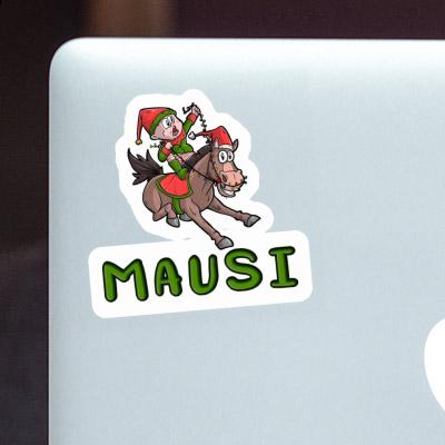 Aufkleber Mausi Weihnachtspferd Notebook Aufkleber Mausi Weihnachtspferd Notebook Image