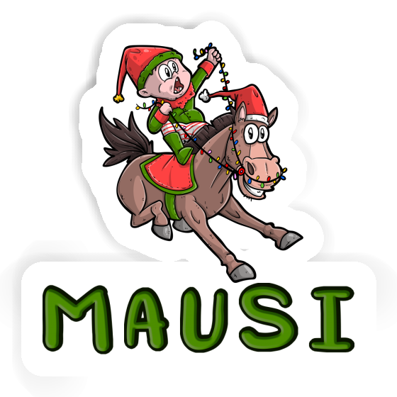 Aufkleber Mausi Weihnachtspferd Notebook Aufkleber Mausi Weihnachtspferd Gift package Image
