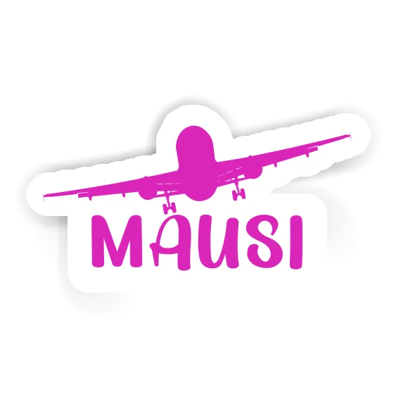 Sticker Flugzeug Mausi Sticker Flugzeug Mausi Image