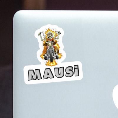 Mausi Sticker Motorbike Rider Laptop Mausi Sticker Motorbike Rider Laptop Image