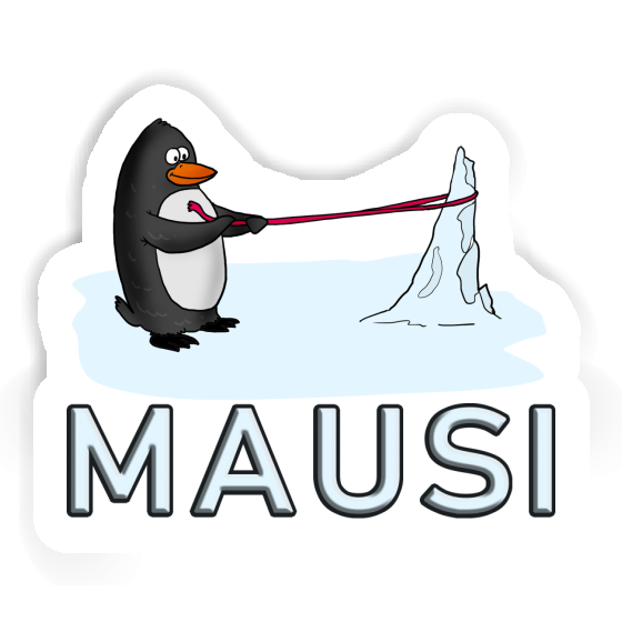 Mausi Aufkleber Pinguin Gift package Image