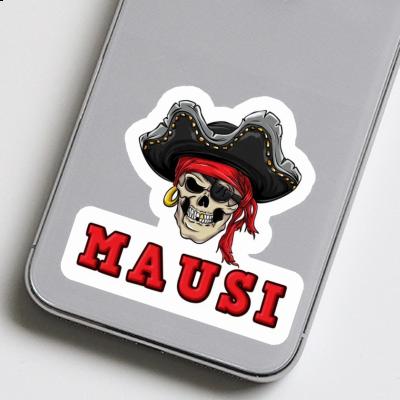 Aufkleber Piratenschädel Mausi Image