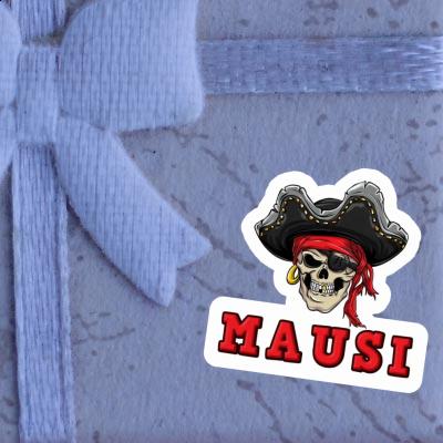 Aufkleber Piratenschädel Mausi Notebook Image