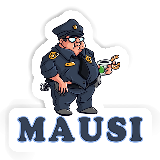 Mausi Autocollant Policier Notebook Mausi Autocollant Policier Gift package Image