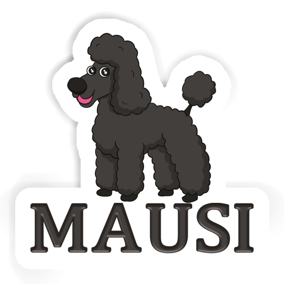 Poodle Sticker Mausi Poodle Sticker Mausi Image