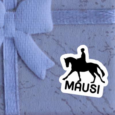 Mausi Autocollant Cavalière Notebook Image