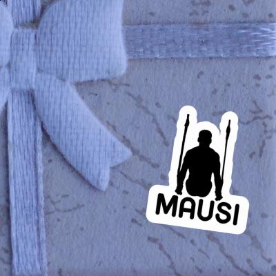 Gymnaste aux anneaux Autocollant Mausi Image