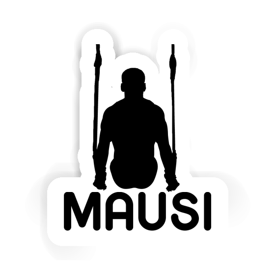 Gymnaste aux anneaux Autocollant Mausi Gift package Image