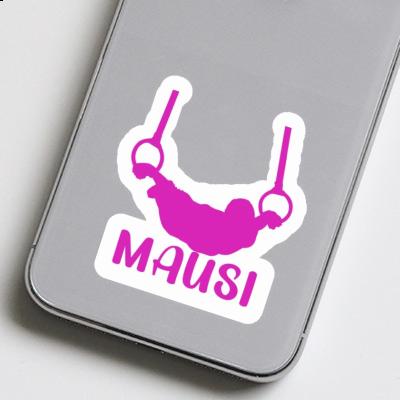 Autocollant Mausi Gymnaste aux anneaux Image