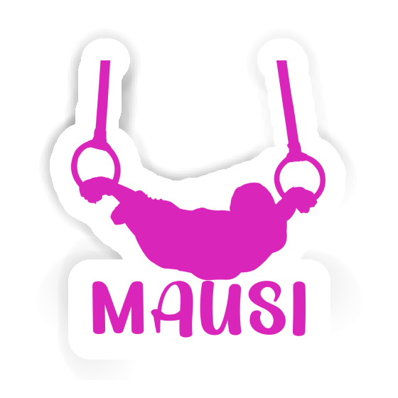 Autocollant Mausi Gymnaste aux anneaux Gift package Image