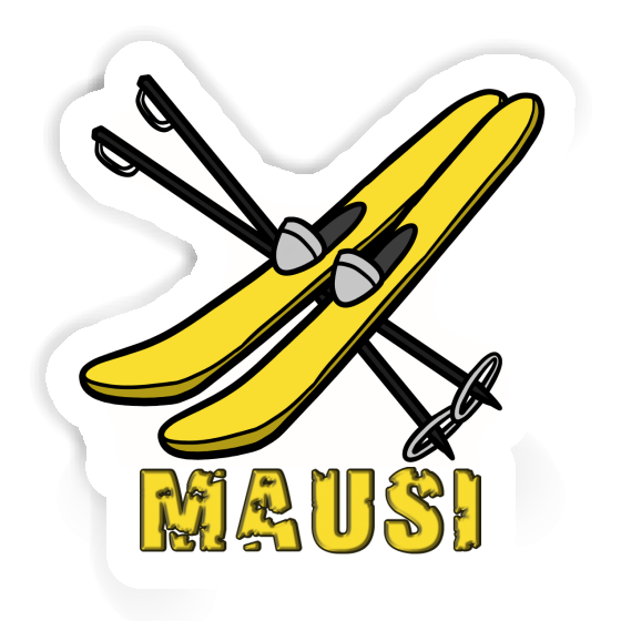 Mausi Autocollant Ski Notebook Mausi Autocollant Ski Gift package Image
