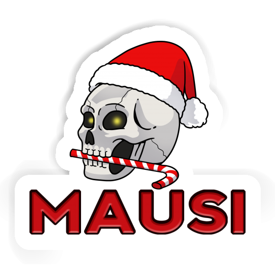 Aufkleber Mausi Weihnachtstotenkopf Image
